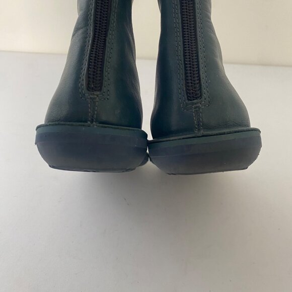 Camper Beetle Ankle Boots Shoes Blue Green - Picture 7 of 10